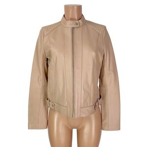 Cole Haan Moto Leather Jacket